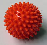 мячик оранжевый 8 см